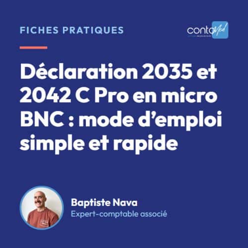 Déclaration 2035 et 2042 C Pro en micro BNC : mode d’emploi simple et rapide